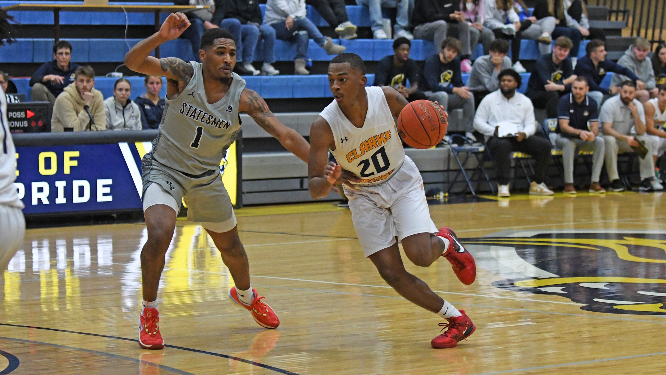 Pride defeat William Penn in conference opener 98-90