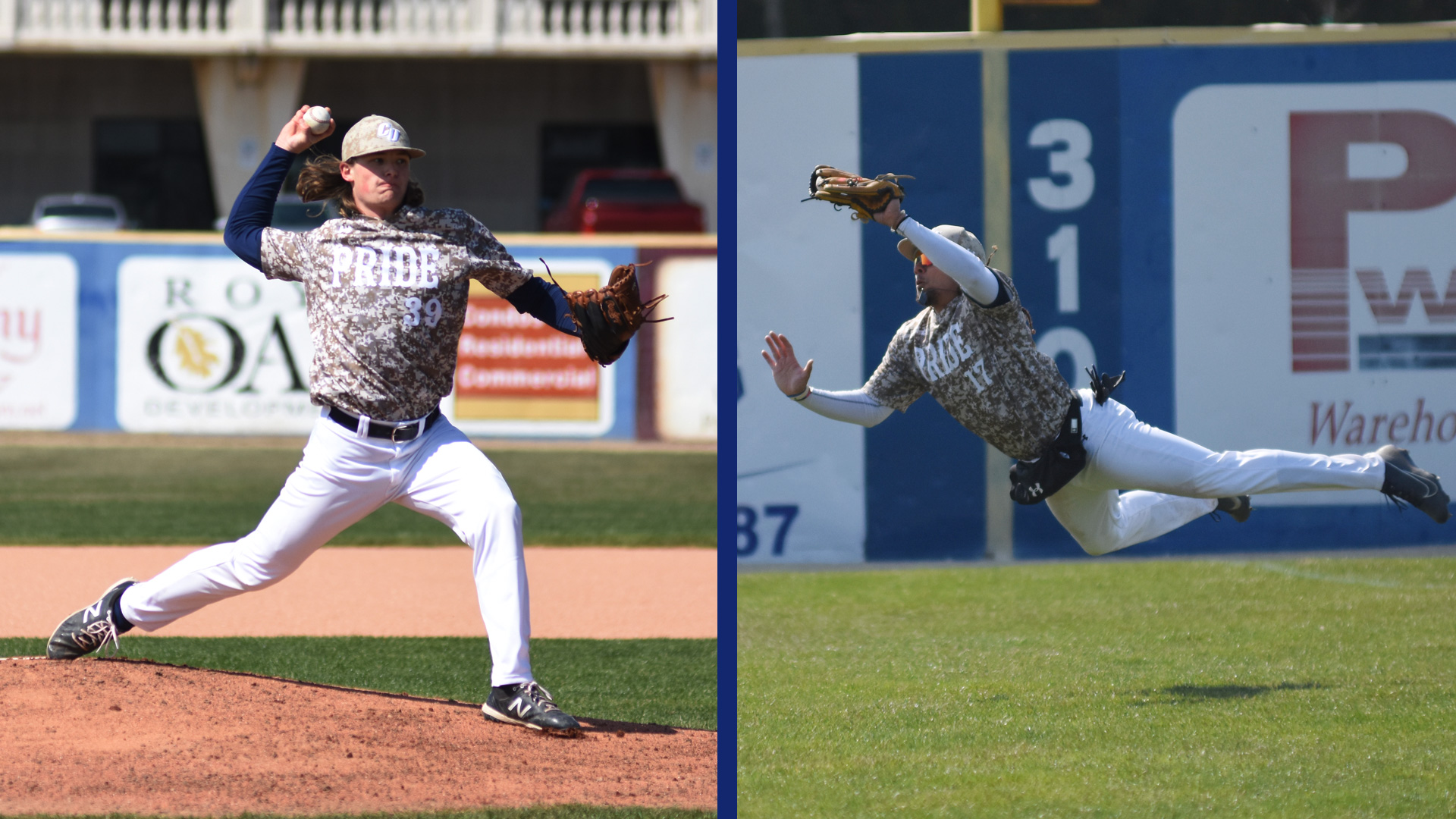 Pride split Tuesday doubleheader to take series from Peru State