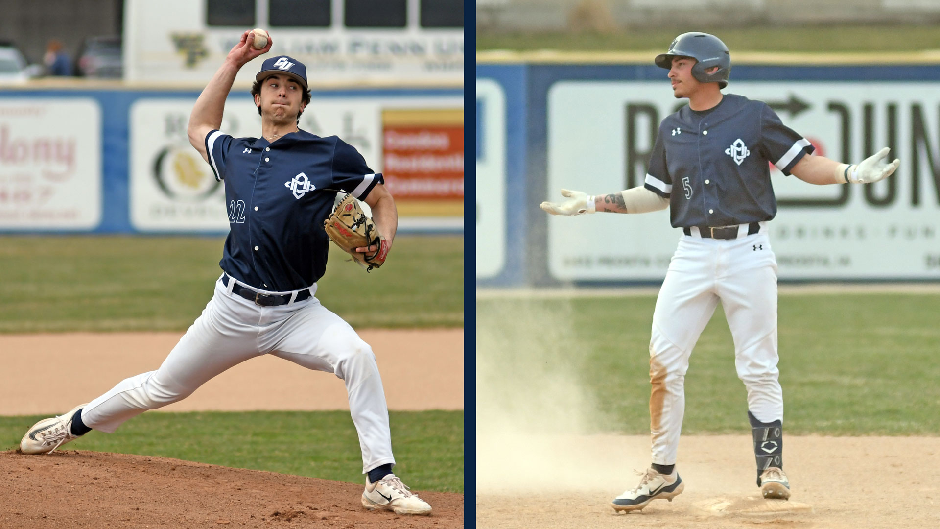 Pride and Possehl flip the script to split series opening doubleheader against William Penn