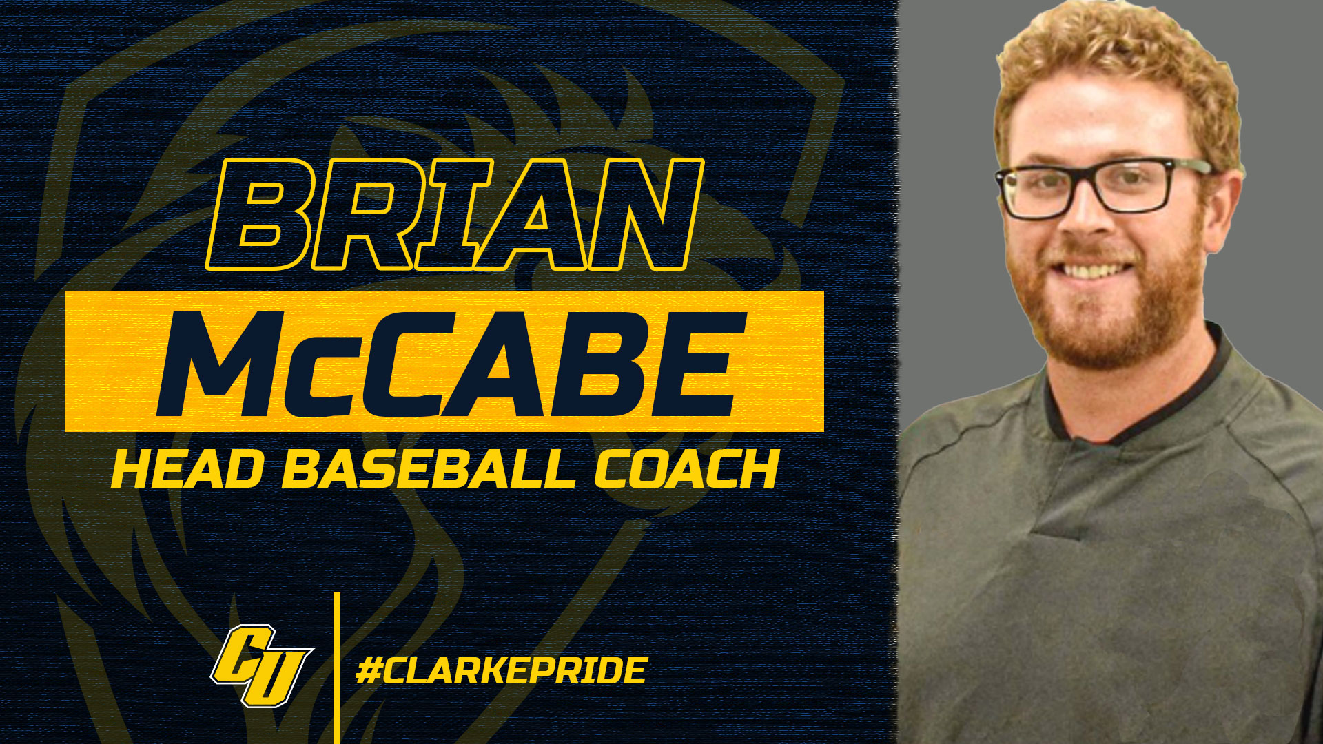 Clarke alum Brian McCabe set to become new head coach for Pride baseball
