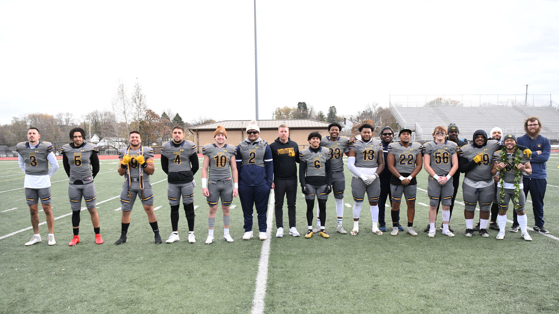 Pride fall to No. 2 Grand View on Senior Day