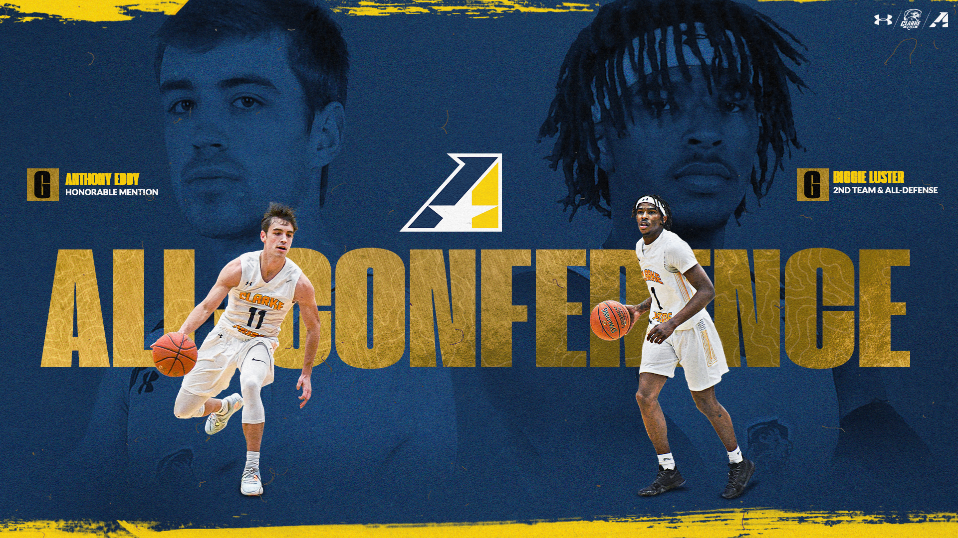Eddy, Luster awarded Heart All-Conference Honors