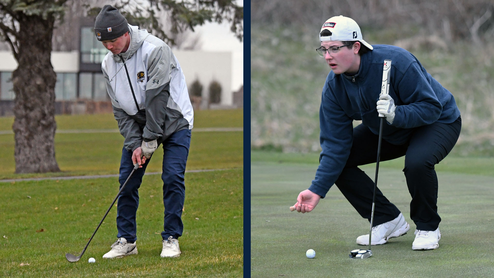 Pride golf battles through elements to open spring season