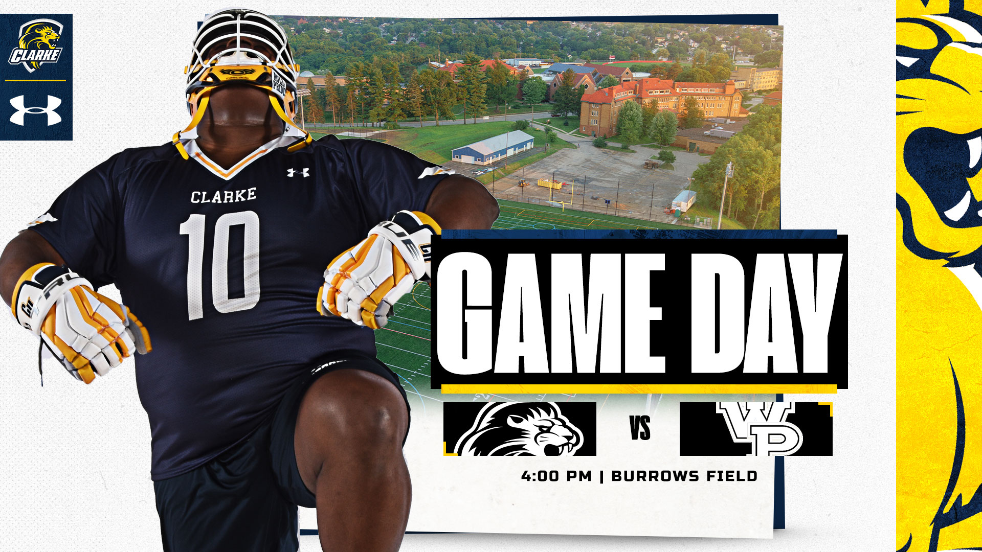 Gameday
4:00 PM | Burrows Field