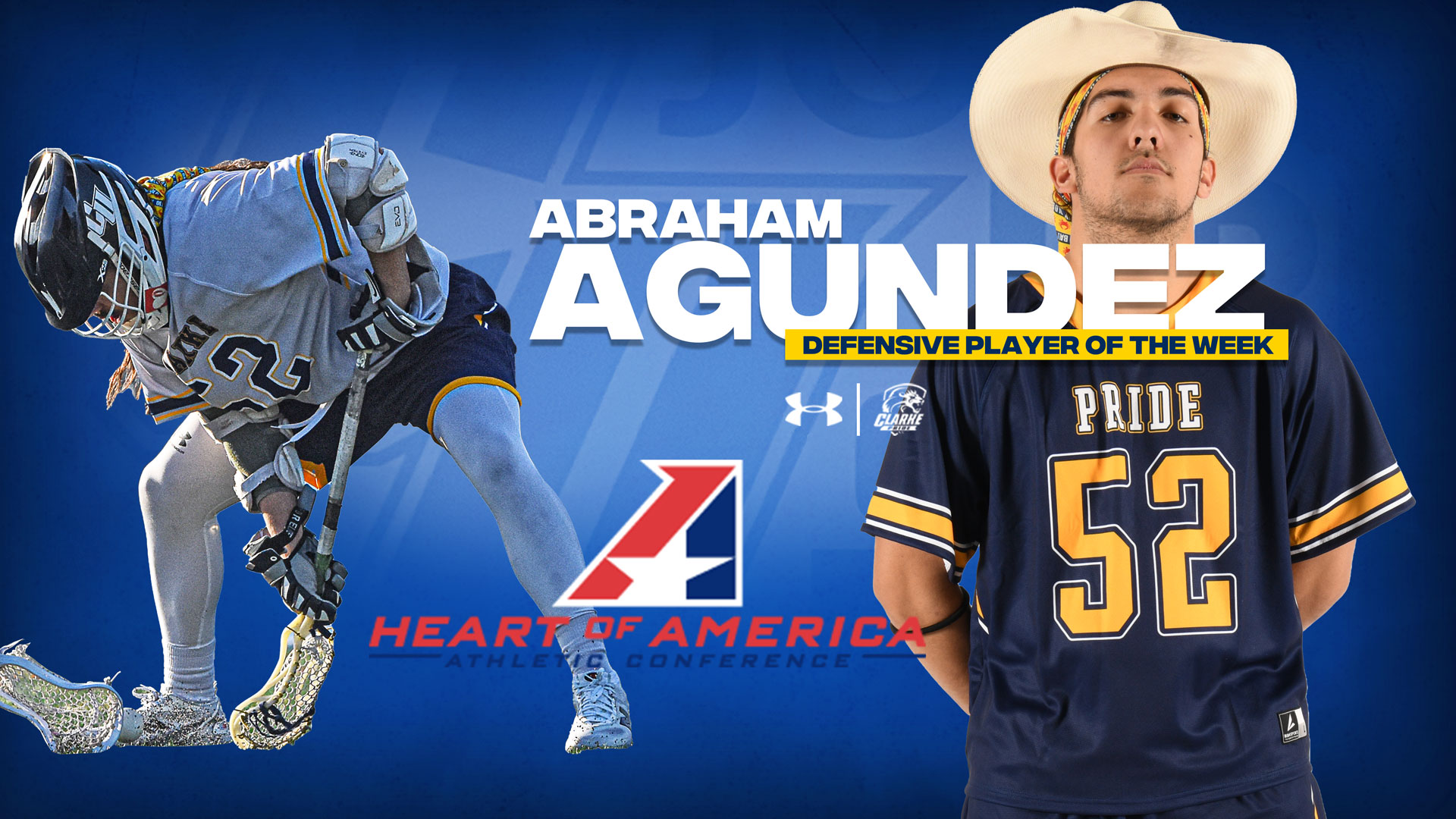 Agundez's near perfect record on the faceoff leads to second Heart weekly honor of 2025