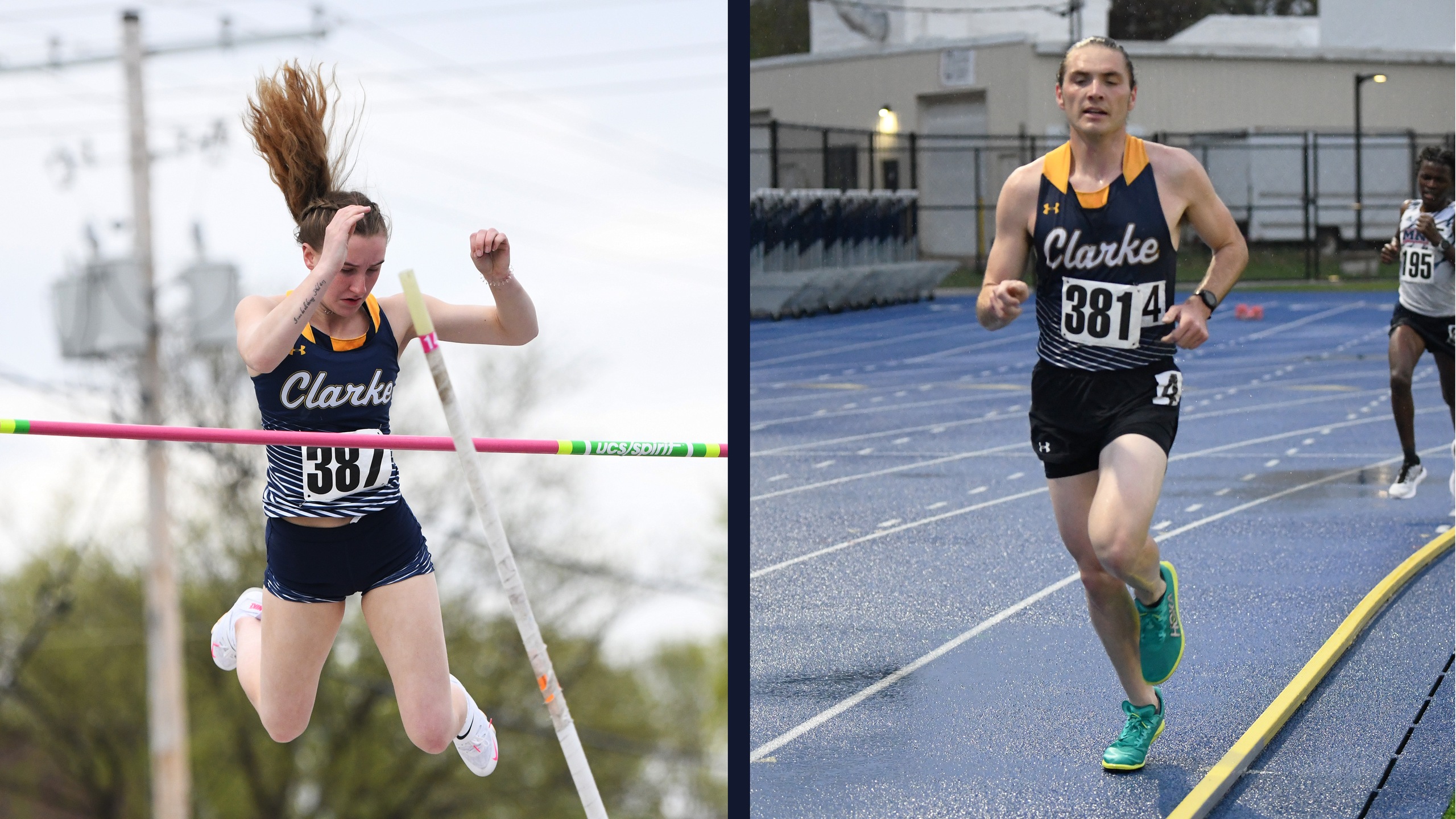 Squires, Schwartzhoff highlight day one of the outdoor championships