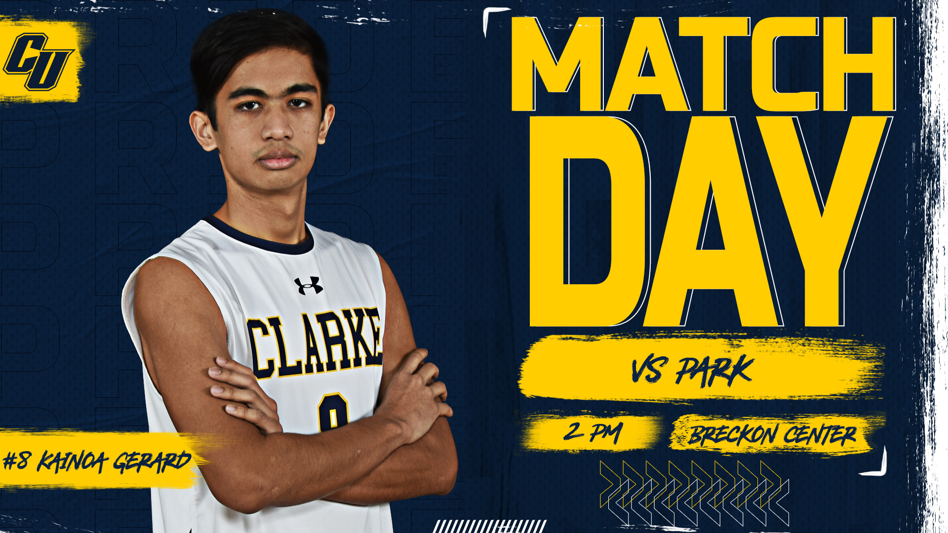 Matchday
vs. Park
2 PM | Breckon Center
#8 Kainoa Gerard