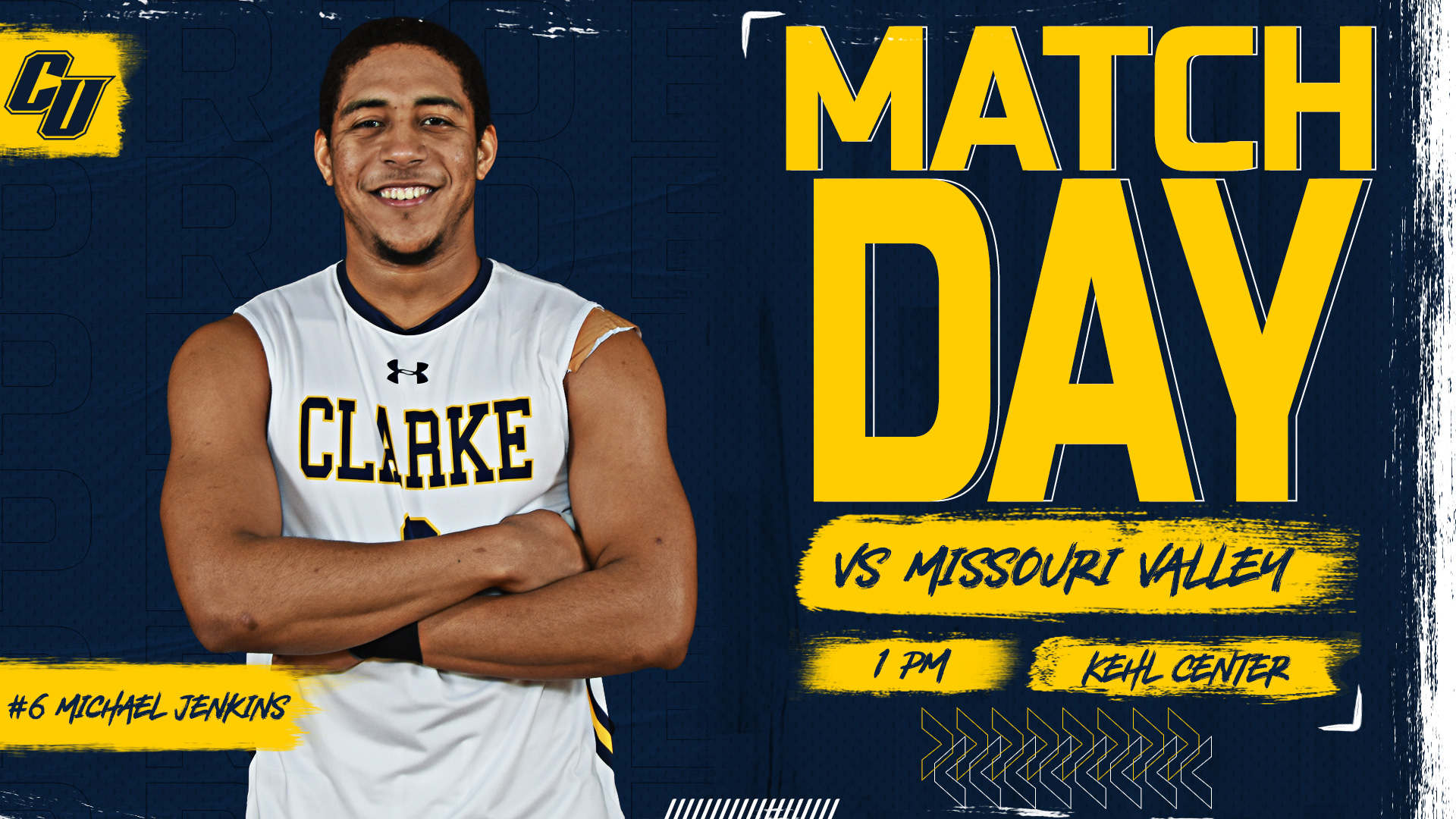 Matchday
vs Missouri Valley
1 PM | Kehl Center
#6 Michael Jenkins