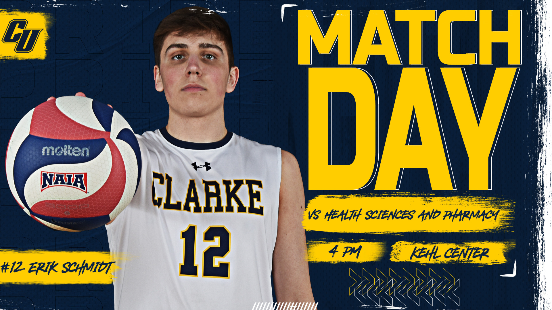 Matchday
vs Heath Sciences and Pharmacy
4 PM | Kehl Center
#12 Erik Schmidt