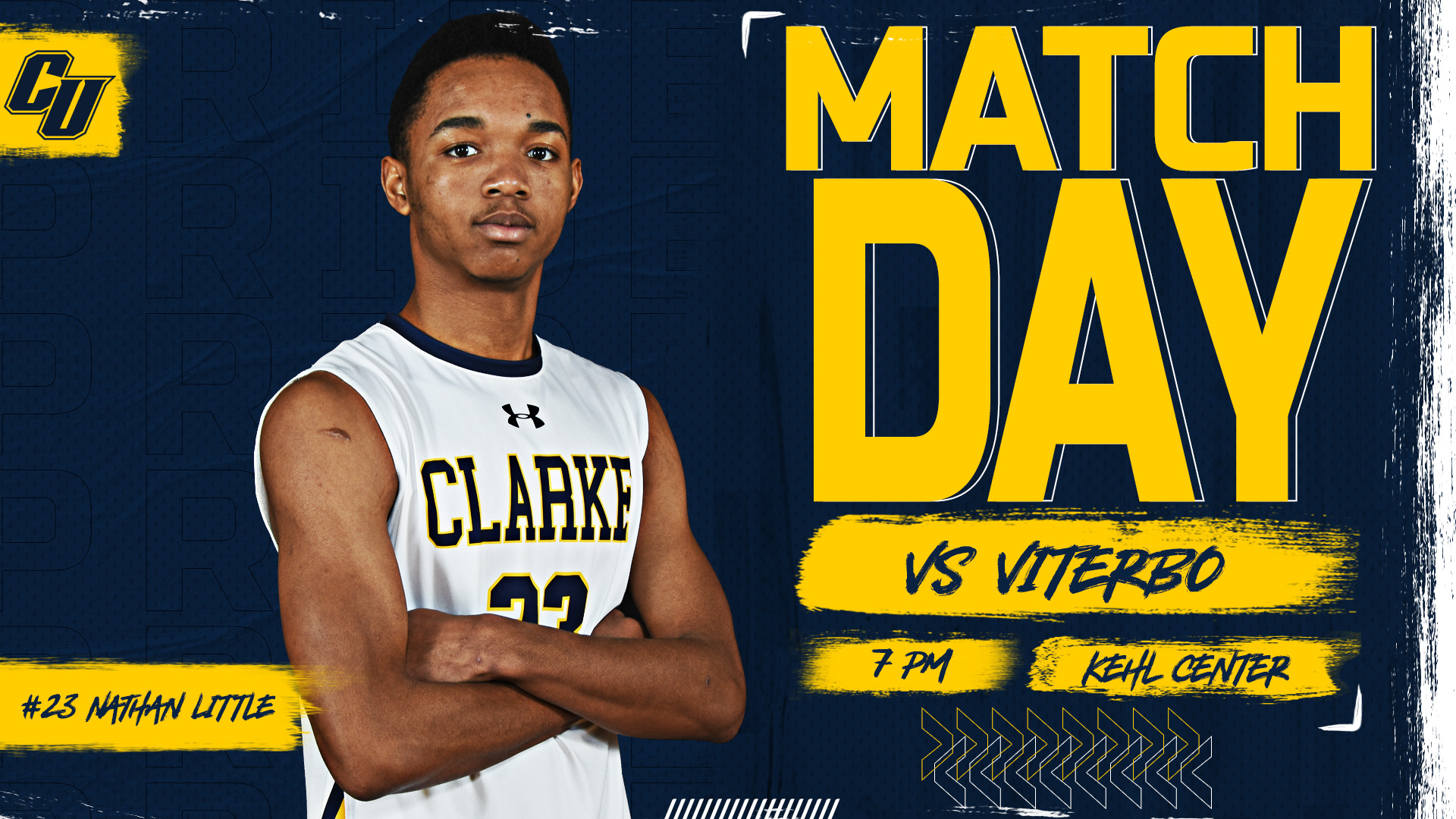 Matchday
vs Viterbo
7 PM | Kehl Center
#23 Nathan Little