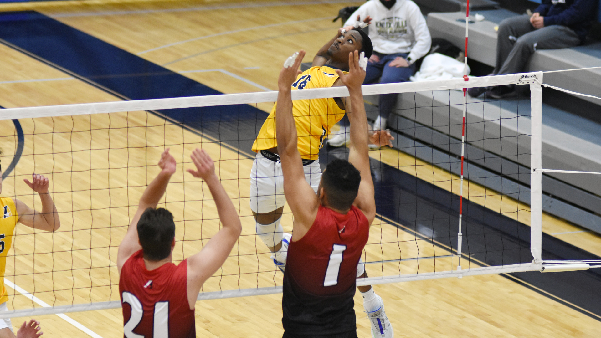 Pride battle in home opener but No. 1 Grand View powers back to take match 3-1