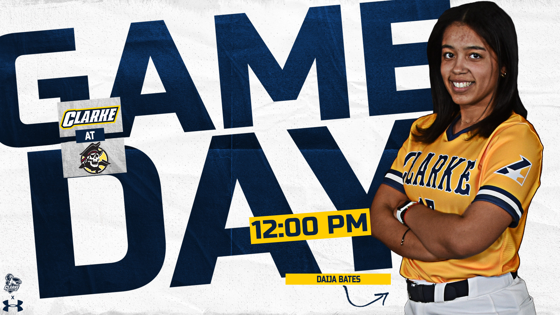 Gameday
12:00 PM
Daija Bates
