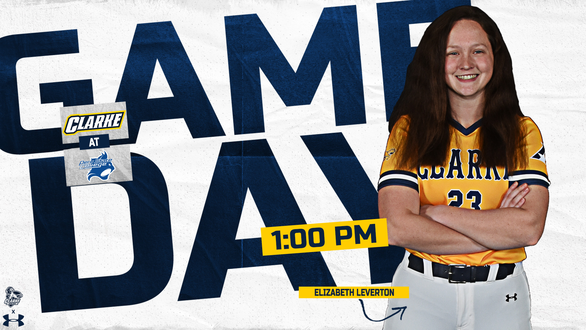 Gameday
1:00 PM
Elizabeth Leverton