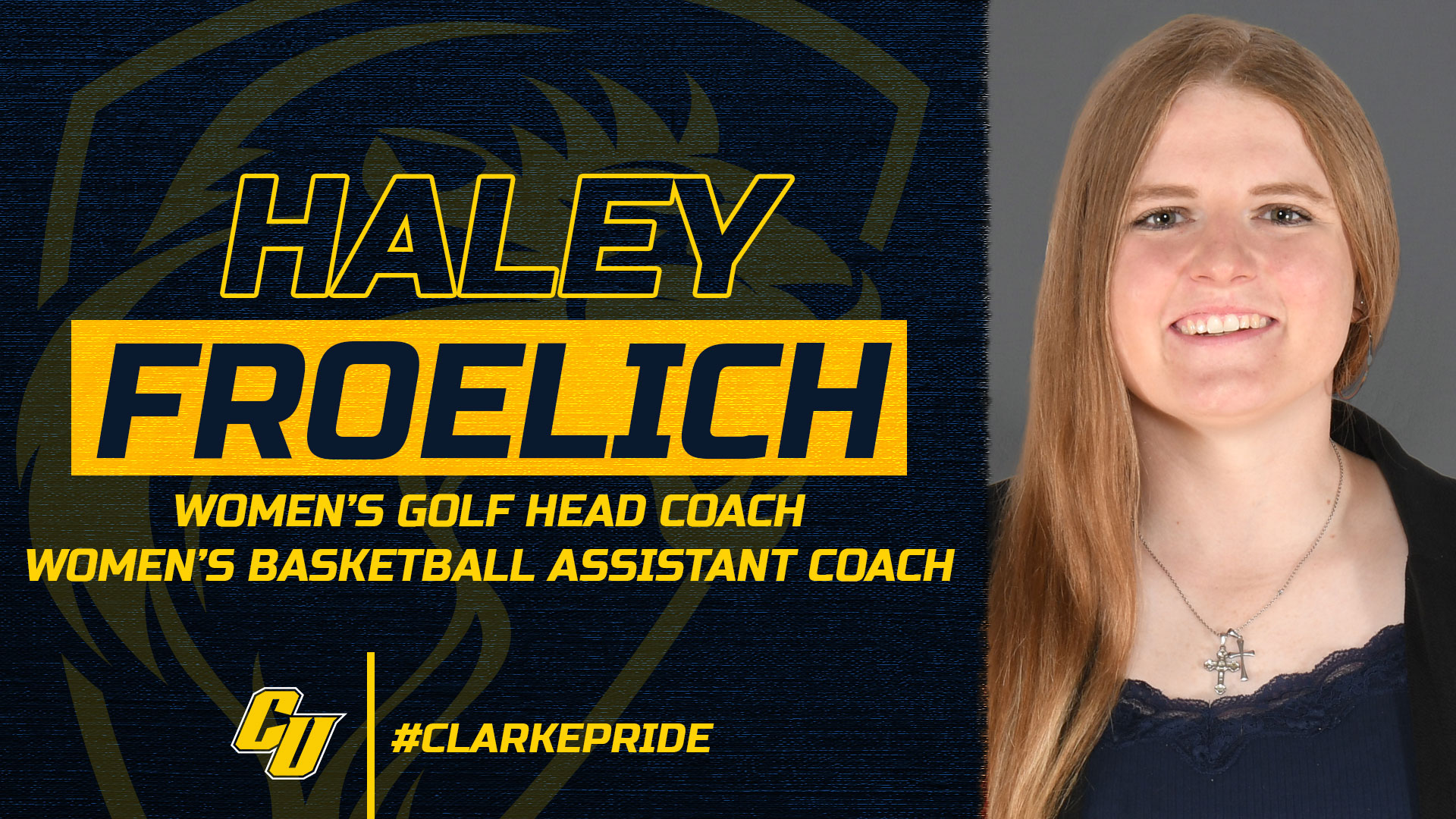 Haley Froelich joins Pride staff as Head Coach for Women&rsquo;s Golf and Assistant Coach for Women&rsquo;s Basketball