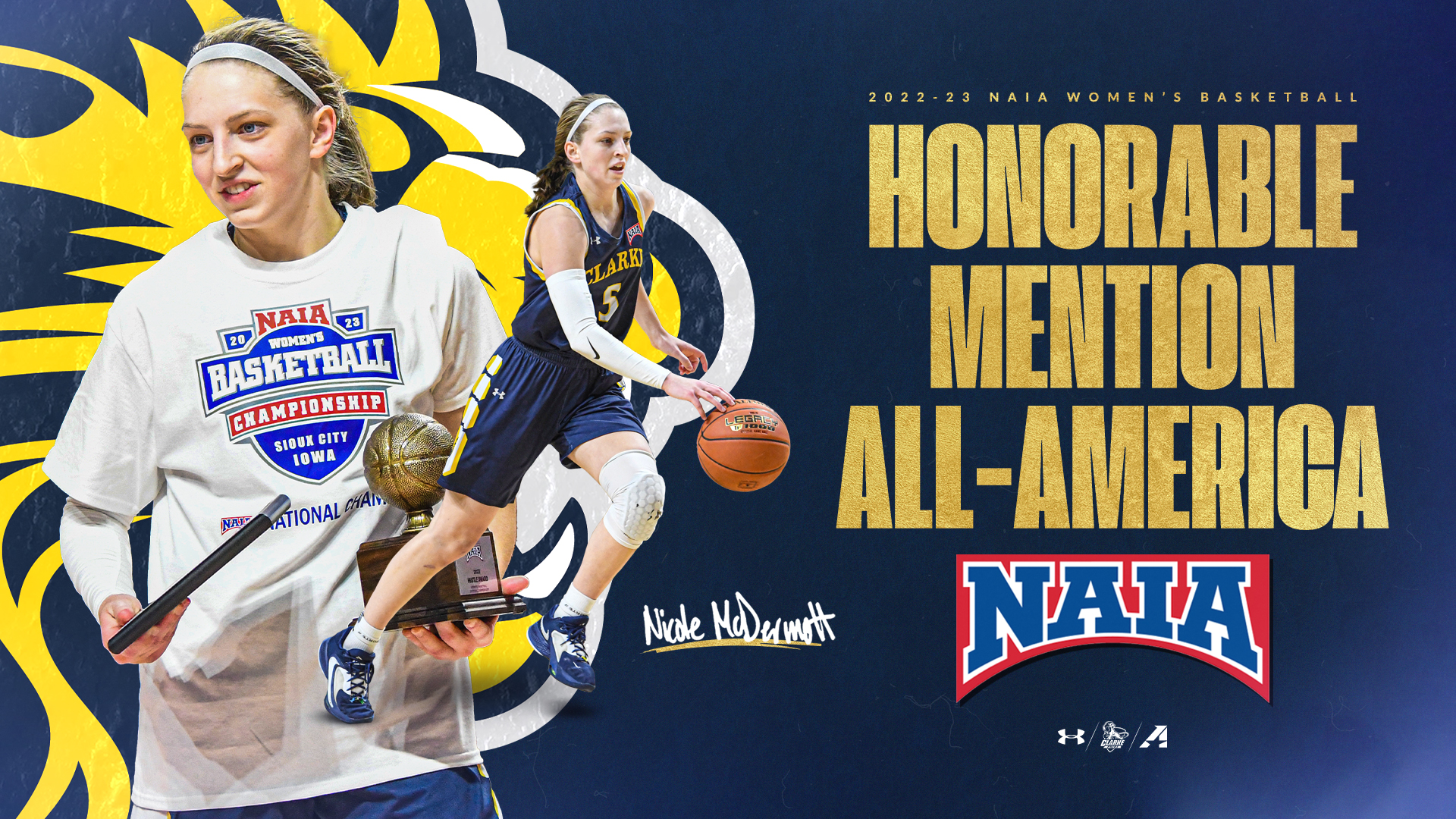 Nicole McDermott earns second-straight NAIA All-America Honorable Mention