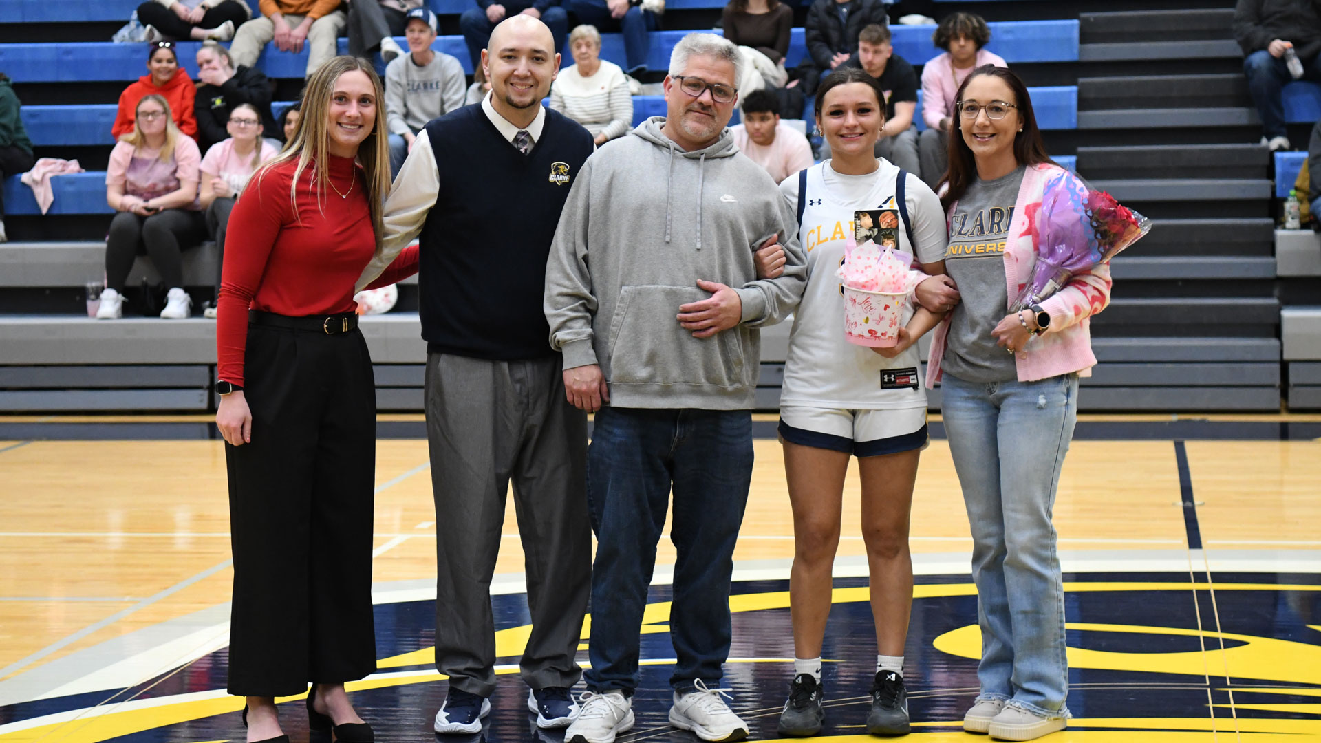 Fourth quarter comeback falls short in women's basketball Senior Day game